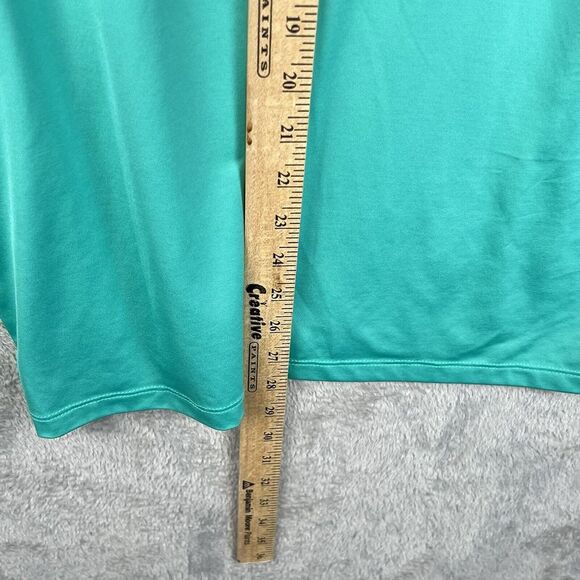 Vineyard Vines Performance Long Sleeve Hooded Shirt‎ Mens M Turquoise Casual - Picture 7 of 8